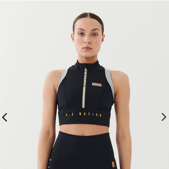 P.E Nation Rotation Sports Bra Half Zip - Picture 6 of 17